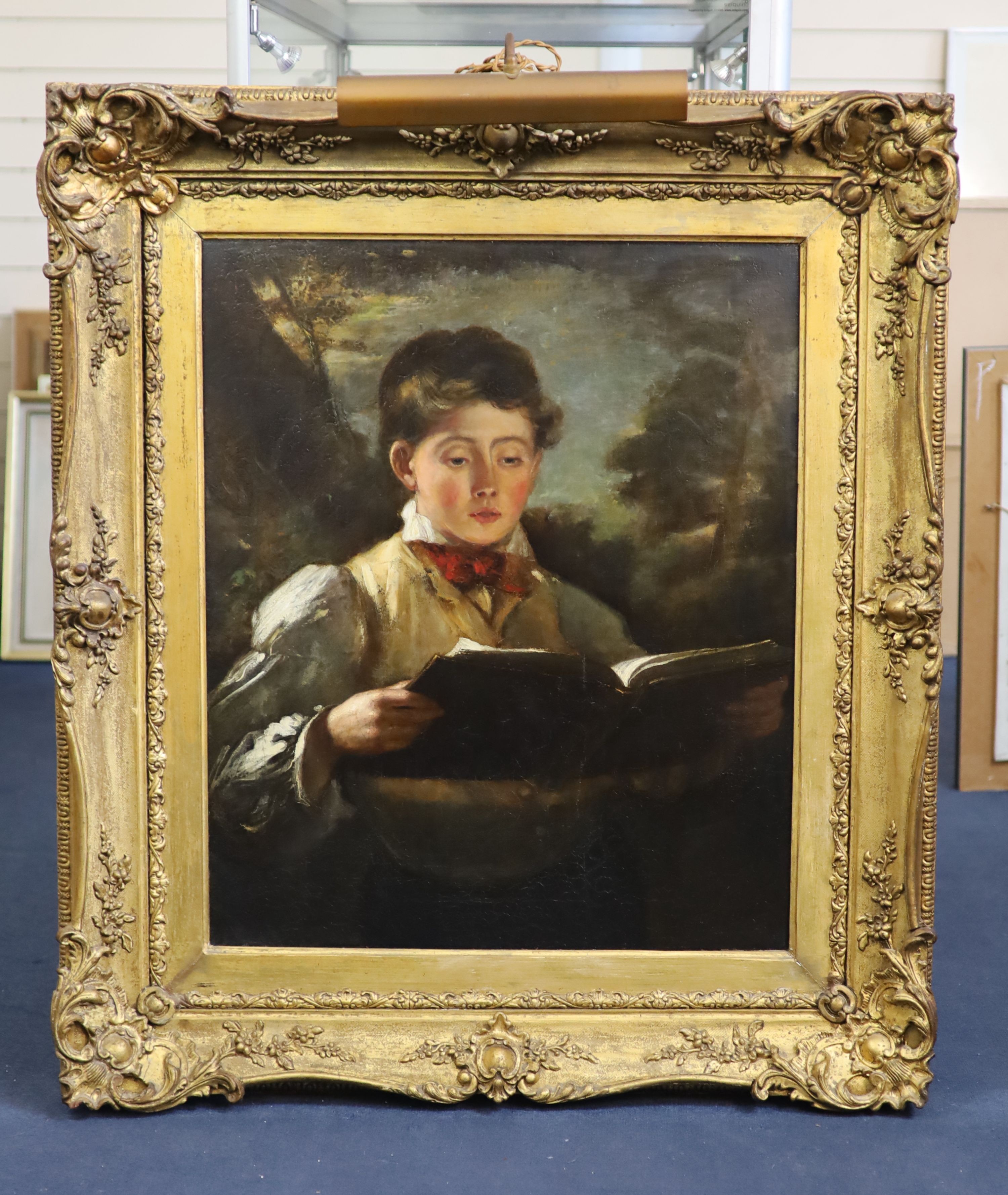 William Smellie Watson (1796-1874), The Student, Oil on canvas, 76 x 63cm.